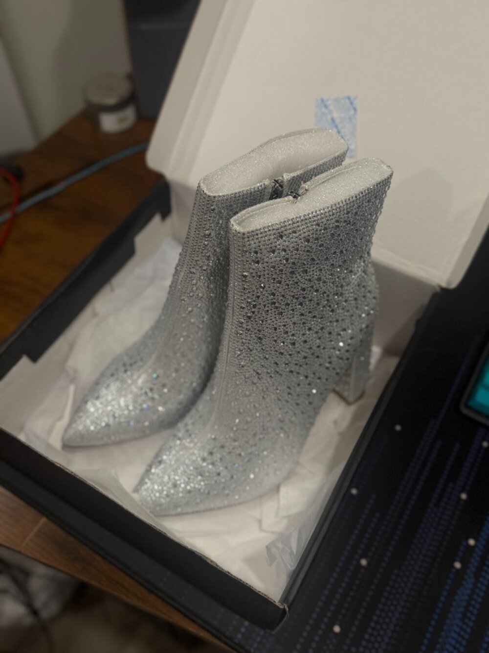 Rhinestone Booties - Picture 4 of 4